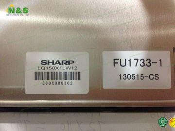 Pannello LCD tagliente normalmente nero anabbagliante, rivestimento duro (3H) di ASV a 15,0 pollici