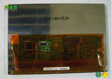Bianco a 5,0 pollici del pannello LCD tagliente di LQ050W1LA0A normalmente con area attiva di 109.1×63.9 millimetro