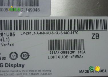 Di LM201U05-SLL2 LG del pannello area attiva LCD a 20,1 pollici del nero 408×306 millimetro normalmente