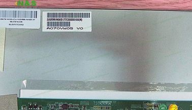 Bianco a 7,0 pollici del pannello LCD di A070VW05 V0 AUO normalmente con area attiva di 152.4×91.44 millimetro