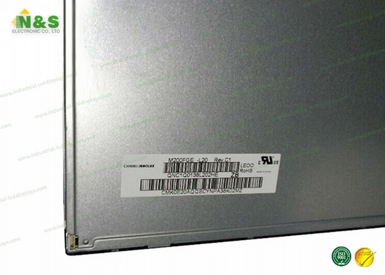 pannello LCD a 20,0 pollici del monitor del quadro comandi dell'affissione a cristalli liquidi di 60Hz M200FGE L20 Chimei HD