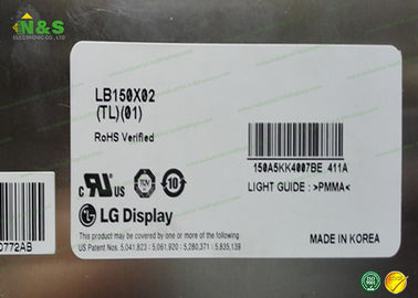 Pannello LCD di LB150X02-TL01 LG, computer portatile a 15,0 pollici 1024×768 dell'esposizione dell'affissione a cristalli liquidi del pc