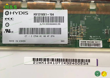 Il LCD industriale HX121WX1-104 visualizza nero a 12,1 pollici di HYDIS normalmente